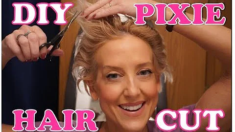 BEST DIY Pixie Haircut EVER!