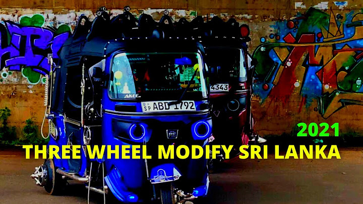 ත්‍රිවිල් එක පොලීසියෙන් ඇල්ලුවම දුකයිනේ😥|three wheel modify sri lanka 2021