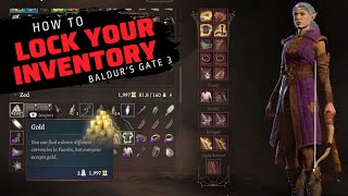 How to lock your inventory in Baldur's Gate 3