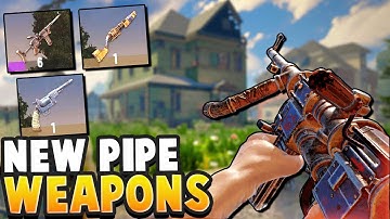 PIPE MACHINE GUN, PIPE SHOTGUN, and PIPE PISTOL (so much pipe...) - 7 Days to Die Alpha 20 Part 3
