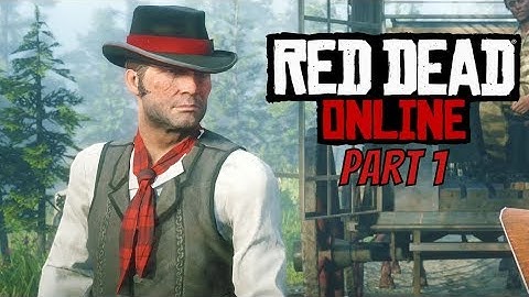 Red Dead Online Beta Part 1 - Character Creation and Introduction