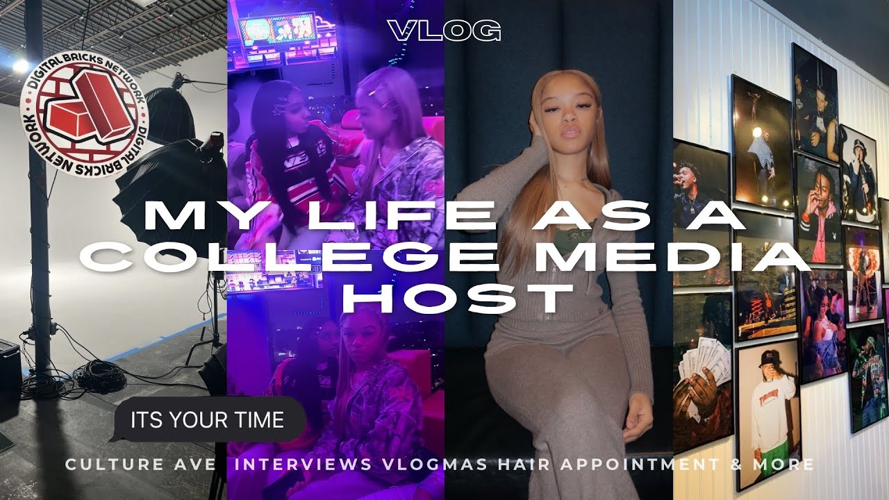 VLOG - MY LIFE AS A MEDIA HOST | Culture Ave, Interviews, Hair Appt & More | Kylie Gabbana