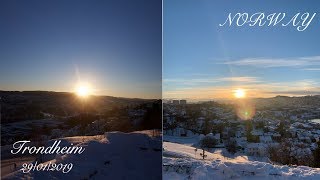 РАССВЕТ 🌅 ЗАКАТ В TRONDHEIM 🇳🇴 О ВРЕМЕНИ В НОРВЕГИИ!