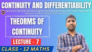 Continuity And Differentiability  I Mathematics I Lecture - 7  I Class 12  I Live class
