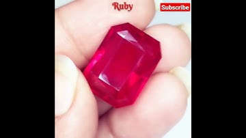 Beautiful Natural Ruby #shorts #rubystone #gemstone #viral #short