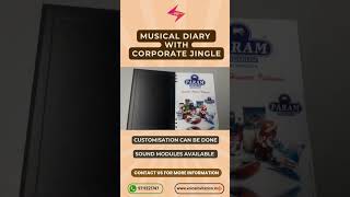 Musical Diary with Custom Jingle | Unique Corporate Gift Idea 2025 | #shorts
