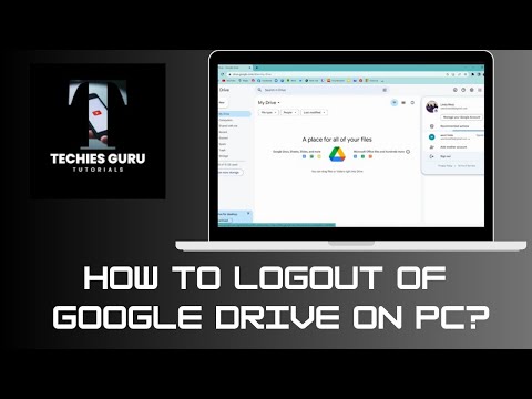 How to log in/out of Google Drive on a PC - Main Staff