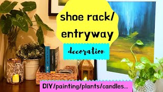 Shoe rack/entryway decoration. ?. വീട് അലങ്കരിക്കാം. 