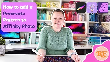 How to Use a Procreate Pattern Tile in Affinity Photo to Apply a Repeating Pattern Fill
