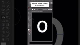 Creating a ripple water effect in Adobe illustrator  #shorts #illustrator