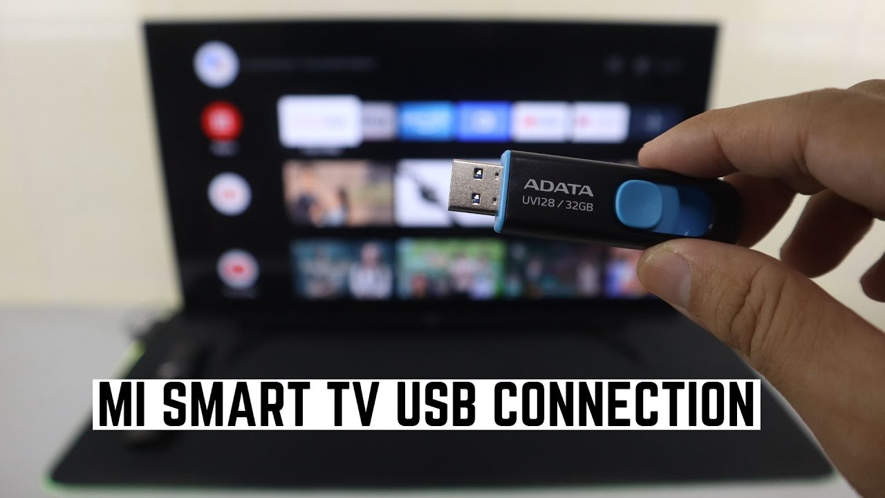 Kristendom At søge tilflugt Justering Connect USB Flash Drive to Mi Smart TV - YouTube