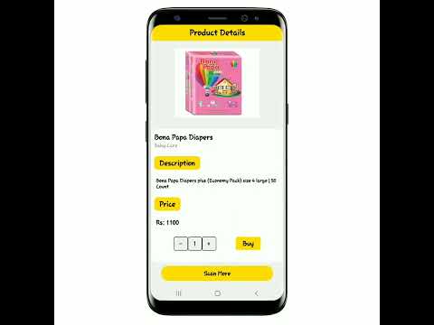 QR code scanner for react native application.
