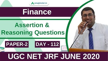 5 MCQs | Paper 2 | Finance | UGC NET JRF JUNE 2020 | Day 112 - by Shubham Sir