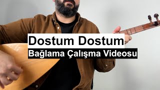 Dostum Dostum Bağlama Çalışma Videosu Solfej Üst Seviye Nota Doremi