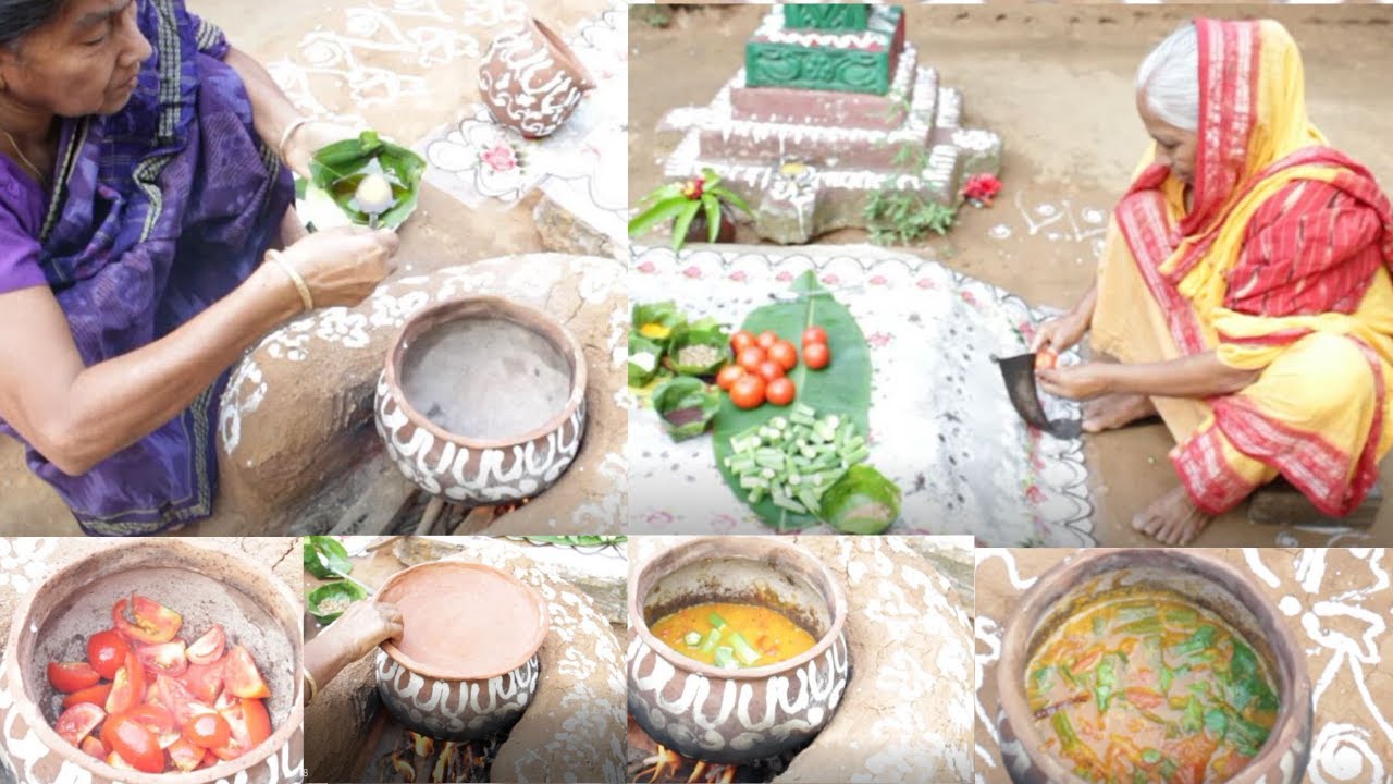 Ratha Yatra Special Khichdi and Tomato Curry made by our Grannies using ...