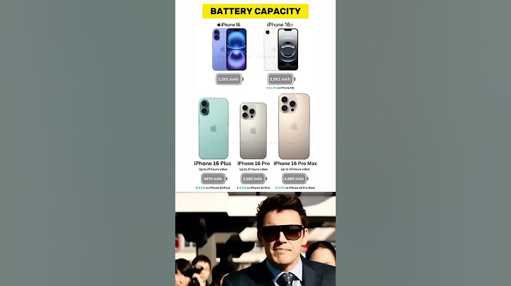 iPhone 16 Series Battery Compared! Who Wins? 🤔 #iphone16 #iphonebattery