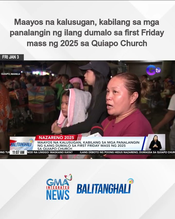 Maayos na kalusugan, kabilang sa mga panalangin ng ilang dumalo sa first Friday... | Balitanghali