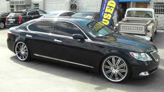 877-544-8473 22 Inch Vertini Hennesy Chrome Lip Wheels Lexus LS460 Rims Miami Free Shipping Call Us