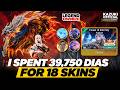 KAGURA LEGEND + 17 MORE SKINS! HOW MUCH DID I SPEND? | FEAST OF ETERNITY EXCHANGE