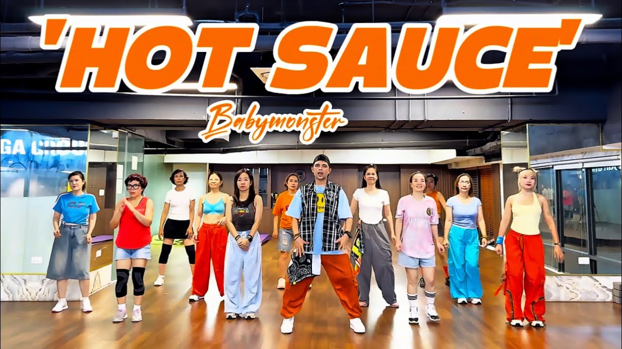 'HOT SAUCE'_Kpop_ BABYMONSTER_Dancefitness_Zumba_Sandipbambhaniya_Blazecrew_  #BABYMONSTER #베이비몬스터 