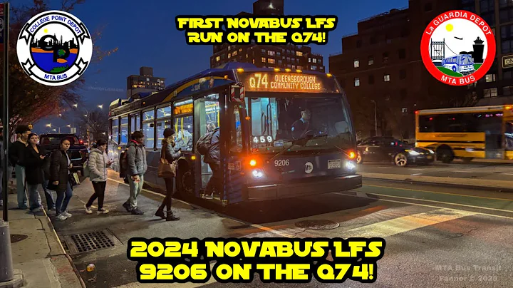 MTA Bus: 2024 NovaBus LFS 9206 Q74! + Onboard Video