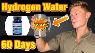 I Drank HYDROGEN WATER For 60 Days