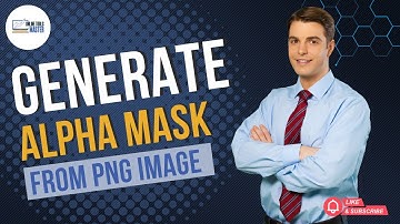 How to Generate Alpha Mask from PNG Image Online | PNG Alpha Mask Generator Tutorial