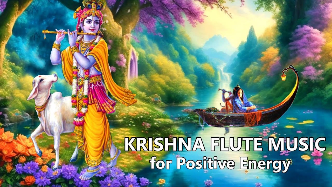 KRISHNA FLUTE MUSIC FOR POSITIVE ENERGY| MEDITATION MUSIC ,FLUTE ...
