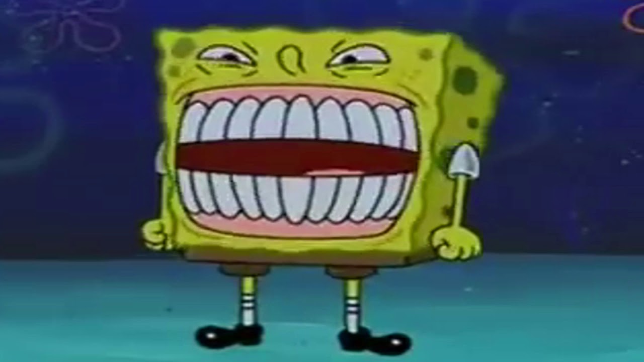Spongebob yells 