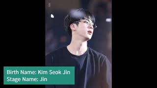 Facts and Profile  about BTS Jin