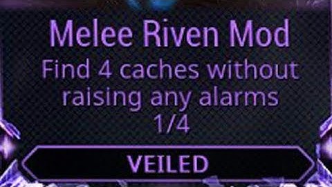 Warframe - Riven Challenge Guides #1 | 4 caches - no alarms