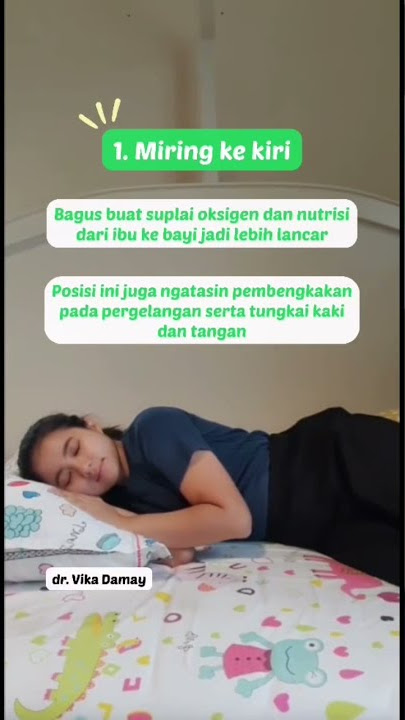 Posisi Tidur yang Disarankan untuk ibu Hamil