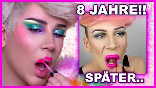 8 JAHRE SPÄTER schminke ich mein 80ies MAKEUP TUTORIAL