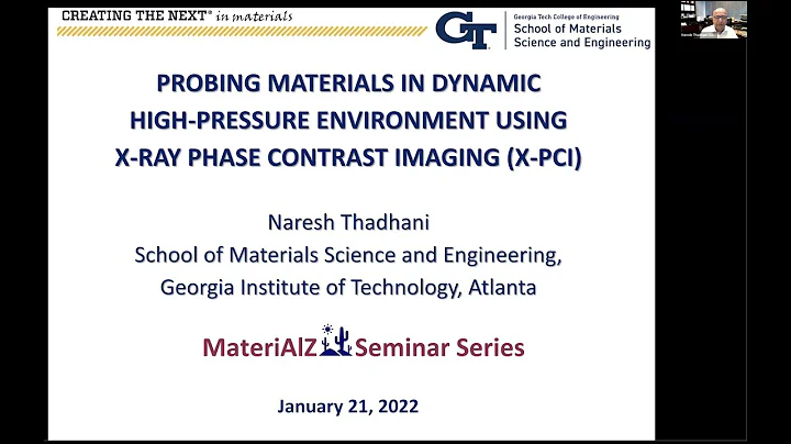 MateriAlZ Seminar by Prof. Naresh Thadhani, Georgi...