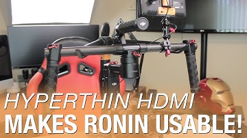 GH5, GH4 + HyperThin HDMI Cable makes your Ronin gimbal great again