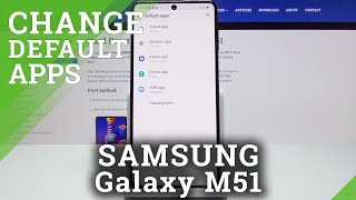 How to Set Up Default Bowser in SAMSUNG Galaxy M51 – Find Default Apps screenshot 3