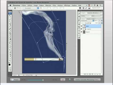 effect de fumer sur photoshop CS