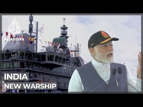 India launches new aircraft carrier as concerns over China grow