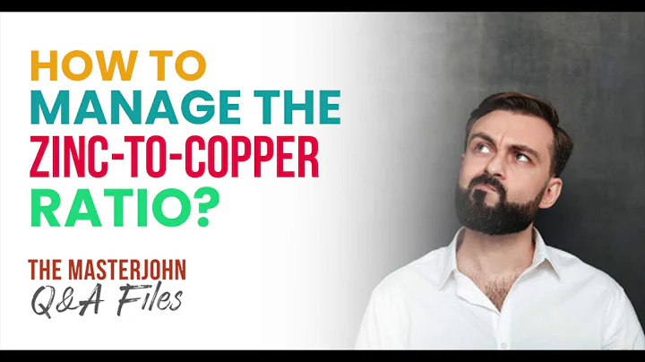 How to manage the zinc-to-copper ratio?