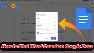 [GUIDE] How to Find Word Count on Google Docs (100% Working)