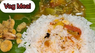 🥳🥗పండుగ🥰భోజనం|Veg meal at event #viral #trending #viralvideo #food #trend #meals #