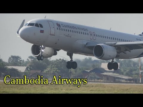 Cambodia Airways VS Cambodia Angkor Air Departure & Arrival at Siem Reap International Airport