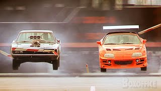 ブライアン vs. ドム | 列車レース | ワイルド・スピード | 映画シーン