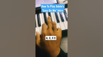 #HowTo Play #Adele #easyonme #shorts #piano #pianotutorial #pianolessons