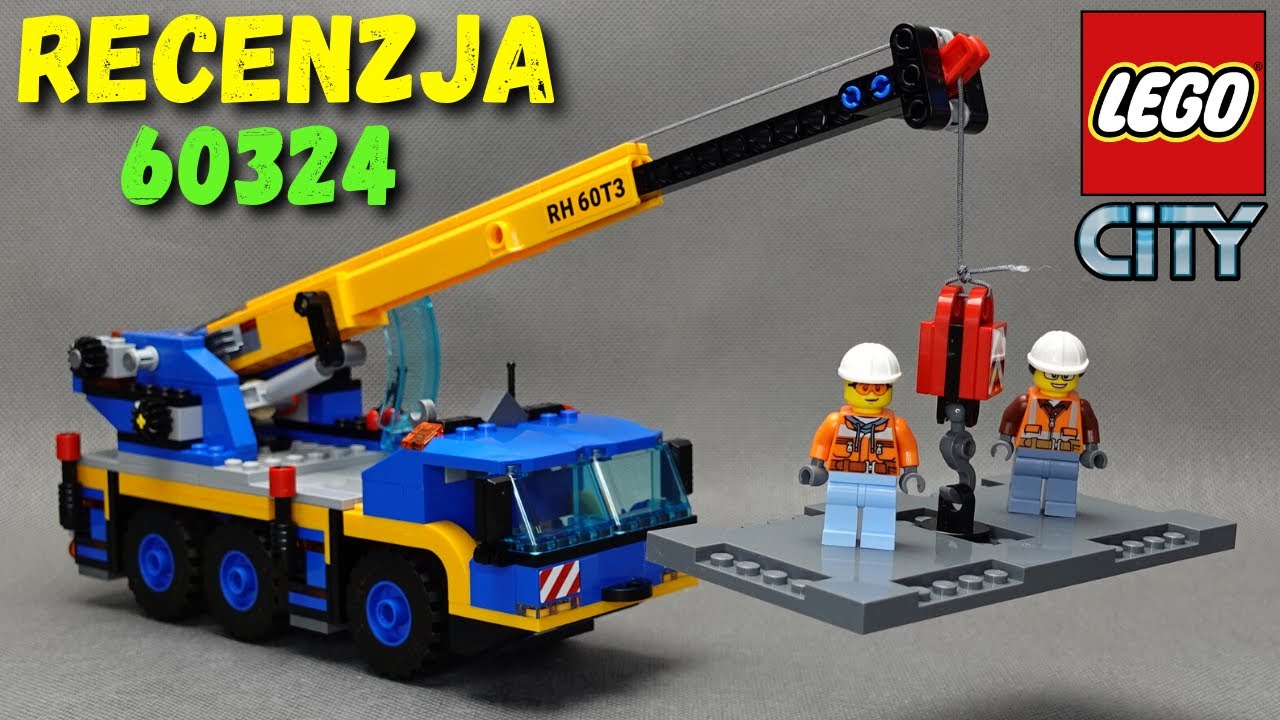 LEGO City 60324 ŻURAW SAMOCHODOWY / RECENZJA - YouTube