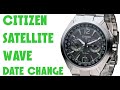 Citizen Satellite Wave - Auto Date Change at Midnight!