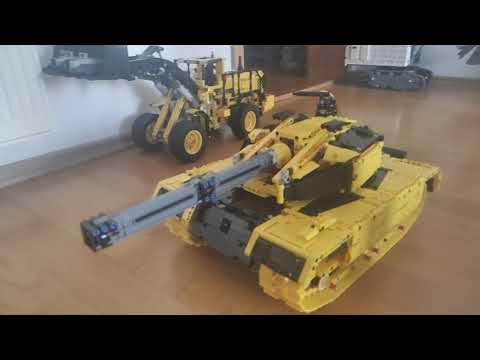 Lego Technic John Deere 8RX 410 with mower combination! - A #42131  alternate build 