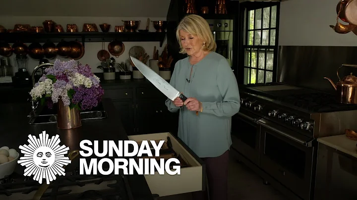 Martha Stewart's re-organized kitchen