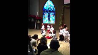 Ava's first Christmas program