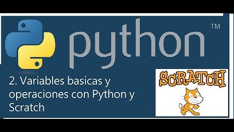 2. Aprende a Programar con Python y Scratch, Variables básicas  y Operaciones